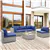 6-Piece Outdoor Seating Set - Navy