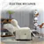 Microfiber Power Recliner - White