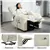 Microfiber Power Recliner - White