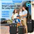 IMGadgets Go Luggage Set (3 pc)  TSA-Approved Lock  Black