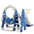 Kids Castle Edition 3-In-1 Swing & Slide Set
