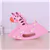Kids Pink Indoor & Outdoor Deer Themed Convertible Rocking Chair