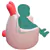 Kids Pink Cozy Bunny Rabbit Lounge Chair Sofa