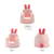 Kids Pink Cozy Bunny Rabbit Lounge Chair Sofa