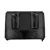 4-Slice Toaster Black with 6 Shade Settings and Removable Crumb Tray