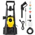 Electric Pressure Washer, 2000 PSI, 1.65 GPM,30 ft Hose Reel, 5 Nozzle
