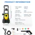 Electric Pressure Washer, 2000 PSI, 1.65 GPM,30 ft Hose Reel, 5 Nozzle