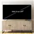 Chevron Sideboard with 4 Doors & Adjustable Shelves,Steel Base Cabinet