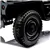 12V Kids 1-Seater Military Ride-on Truck w/ Rubber Wheels, MP3, RC