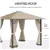 Patio Canopy Shelter with Privacy Panels - Khaki