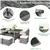 7-PC Patio Wicker Sectional Dining Set - Beige