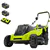 Cordless 40V (16') Brushless Lawn Mower with 2 Batteries & Fast Charge