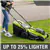 Cordless 40V (16') Brushless Lawn Mower with 2 Batteries & Fast Charge