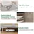 Storage Cabinet with Rattan Doors, Shoe Rack Organizer with Top Drawer