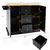 Hideaway Glide Kitchen Island with Storage - Black