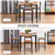 Square Pub Table & Chair Set - Walnut