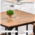 Square Pub Table & Chair Set - Walnut