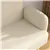 2-Seater Velvet Loveseat - Cream White