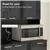 Storage Buffet Cabinet with High Gloss Finish - Black