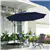 9.6ft Offset Patio Umbrella with Base