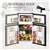 3.2 Cu Ft Compact Refrigerator, Mini Fridge with Freezer