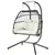 Double Wicker Egg Swing Chair with Stand