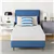 Twin Platform Bed & Twin Gel Memory Mattress- T2288-S