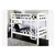 Twin/Twin Bunk Bed Bundle with 2 Gel Memory Mattresses