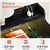 2-Piece Nightstand Set Each 3 Drawers with USB Charging & LED Light