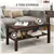 2 Tier Coffee TableSide Table and Storage Shelf Living Room Office