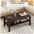 2 Tier Coffee TableSide Table and Storage Shelf Living Room Office