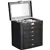 6 Layers Womens Jewellery Boxes Table Top Large Leather Chest Jewelry.