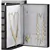 6 Layers Womens Jewellery Boxes Table Top Large Leather Chest Jewelry.