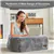 CozyCloud Giant Bean Bag Chair with Ottoman – Adult Lounger