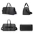 Men’s Large  Travel Shoulder Bag – Business & Casual - Black