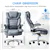 Big & Tall Executive Leather Office Chair – Ergonomic Heavy-Duty Desk