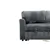 Urban Cali Calabasas Minky Corduroy Reversible Sofa Bed in Dark Grey