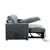 Urban Cali Calabasas Minky Corduroy Reversible Sofa Bed in Dark Grey