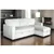 Urban Cali Calabasas Minky Corduroy Reversible Sofa Bed in Light Grey