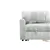 Urban Cali Calabasas Minky Corduroy Reversible Sofa Bed in Light Grey