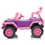 12V Electric Kids Ride On Truck Jeep Style Pink