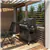 Outdoor Propane Grill with Storage - Black
