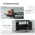 Outdoor Propane Grill with Storage - Black