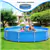 Round Above Ground Pool Set - Blue