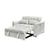 Adjustable Backrest Sleeper Sofa - Soft Creme
