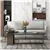 Loveseat with Metal Legs - Gray