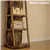 Mirror Jewelry Cabinet - Rustic Brown