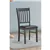 7PCS Modern Rubber wood Dining Set - Black