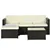 Patio Corner Sofa Set - Cream White