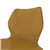 2 Set Dining Chair Set, PU Leather Chairs with Metal Legs (Brown)